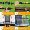 Système d'Arrosage pour Trampoline | Rafraîchisseur Extérieur avec Tuyau en PVC et Buses