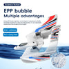 Avion RC Amphibie 2-en-1 – Avion Télécommandé en Mousse EPP pour Eau et Terre | Stabilisation Gyroscopique, Jouet à Ailes Fixes, Cadeau