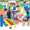 Pipeline Team Game l Jouet Extérieur Activité, Exercices pour la Coordination Main-Oeil (Taille : 10 pièces - 30 cm) Speelgoed Koning