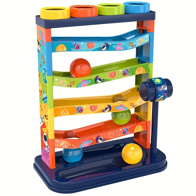 Hammer Game Ball Track with Rolling Balls l From 1 Year Speelgoed Koning
