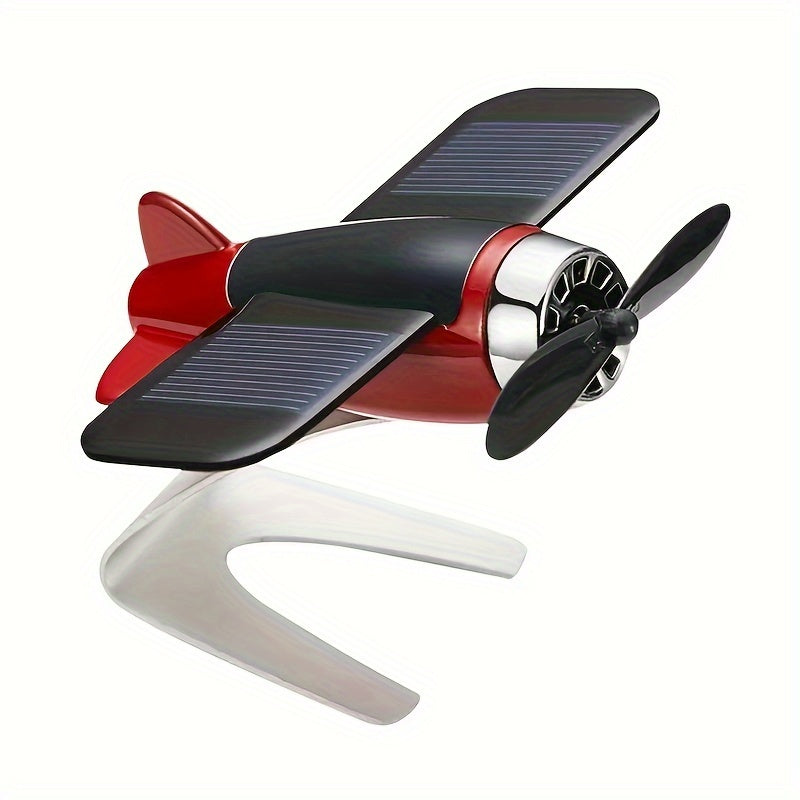 Décoration d'Avion Solaire pour Voiture | Accessoires Intérieurs de Bureau, Idéal Cadeau pour Femmes et Hommes King of Toys