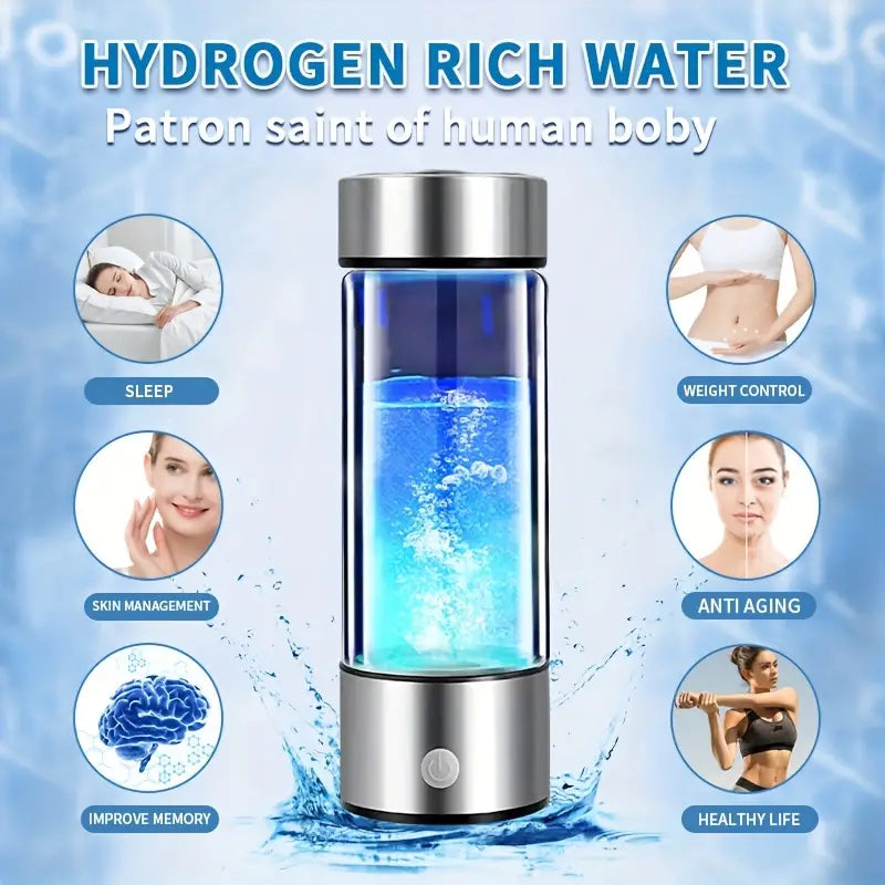 Portable Hydrogen Water Maker l Hydrogen Water Bottle Generator with SPE PEM Technology Speelgoed Koning