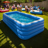[Piscine Gonflable XL] Grande Piscine Gonflable Bleue avec Balles Bobo | PVC Résistant, Pliable & Portable pour Jardin, Pelouse, Terrasse – Parfait pour Réunions d'Été en Famille