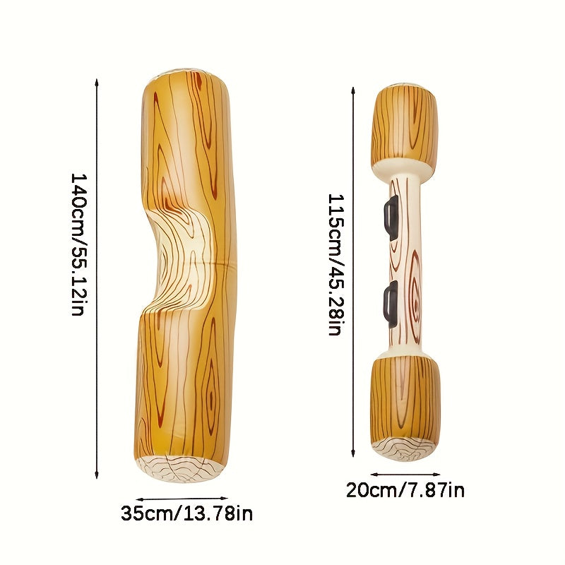 Lot de 2 Bûches Gonflables Flottantes – Jeux Aquatiques Amusants pour Adultes & Fêtes