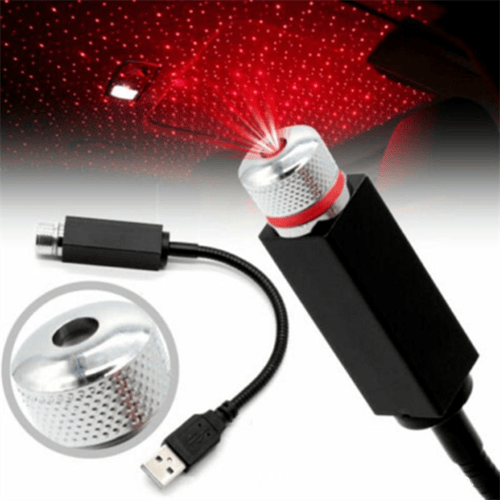 Mini Lampe de Projection LED Étoile de Nuit | Lumière Intérieure Romantique pour Toit de Voiture King of Toys