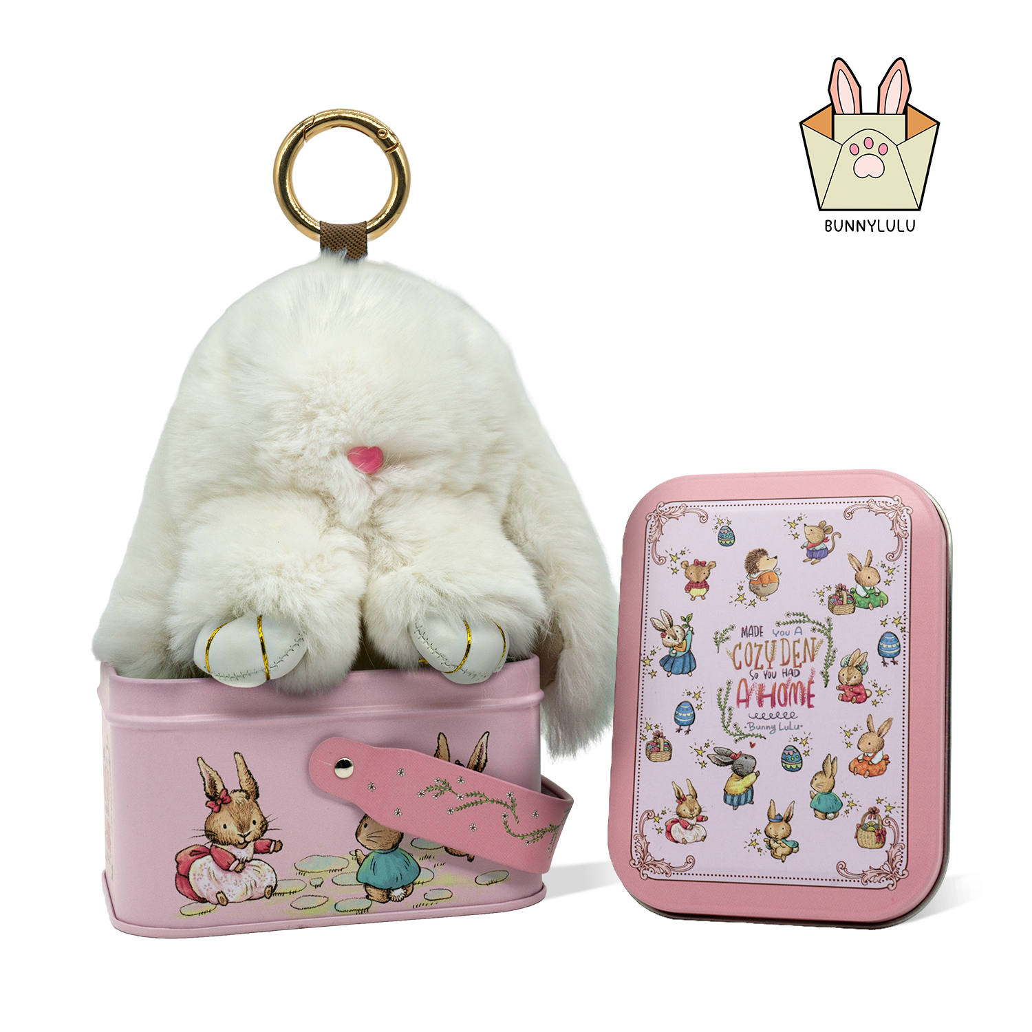 Pendentif Lapin en Peluche | Jouet en Peluche Animal pour Cadeau King of Toys