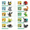 Blocs de construction insectes (10 pièces) - Modèles d’animaux comme abeilles, coccinelles et libellules, jouet éducatif et cadeau idéal King of Toys