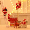 Père Noël Électrique Escaladeur avec Musique | Jouets Ornements de Cadeau Poupée Suspendus Décorations King of Toys