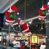 Père Noël Électrique Escaladeur avec Musique | Jouets Ornements de Cadeau Poupée Suspendus Décorations King of Toys