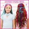 Tampon à Cheveux pour Filles - Set Bijoux Cheveux avec Diamants Réutilisables, Outil Coiffure Créative, Cadeau d'Anniversaire King of Toys