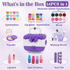 Set de Maquillage 54pcs pour Filles - Maquillage Lavable et Jouet Réaliste - Cadeau Anniversaire, Noël & Halloween King of Toys