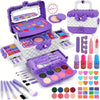 Set de Maquillage 54pcs pour Filles - Maquillage Lavable et Jouet Réaliste - Cadeau Anniversaire, Noël & Halloween King of Toys