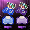 Jouet Fidget Interactif avec Boutons Lumineux | Modes Multijoueurs pour Améliorer la Mémoire, la Concentration et la Coordination - Casse-Tête Éducatif pour Enfants 3-6 ans, Violet/Bleu King of Toys