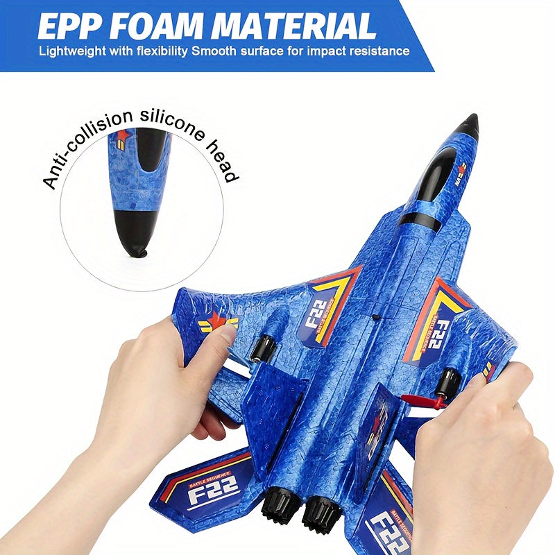 Avion planeur RC | Drone télécommandé avec vol stable, cadeaux de Noël pour enfants King of Toys