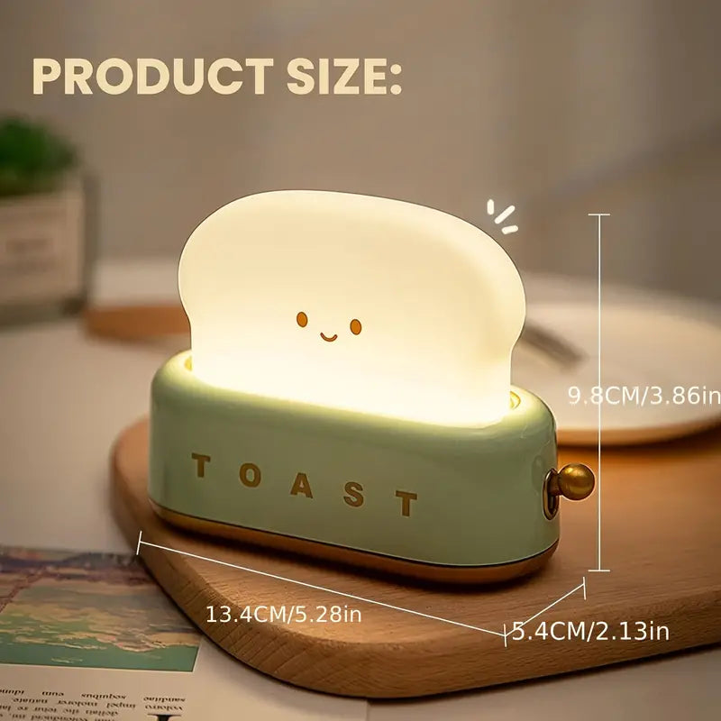 Lampe de Table LED Rechargeable en Forme de Grille-Pain Mignonne l Chaleureuse King of Toys