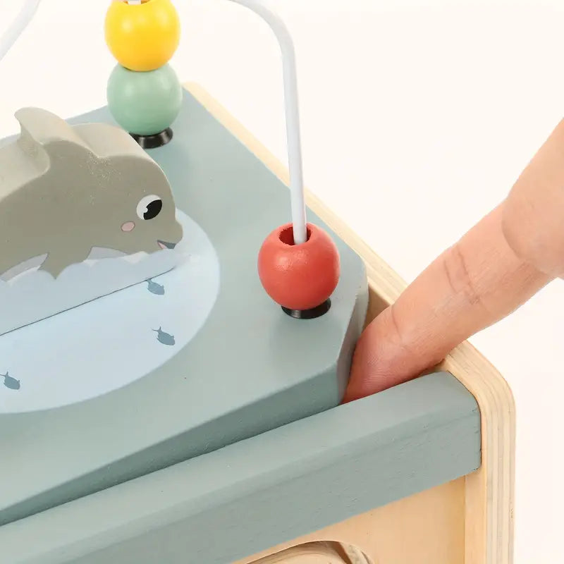 Cube Montessori Océan en Bois - Pour Enfants de 1 An et Plus Speelgoed Koning