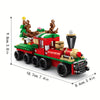 Train de Noël Éducatif 6-en-1 DIY | Jouet de Construction en Blocs pour Enfants, Cadeau de Noël