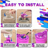 Nettoyeur de pinceaux de peinture - Rince-pinceaux pour aquarelle, avec distributeur d'eau, nettoyeur de pinceaux pour peinture acrylique et à base d'eau, outils pour fournitures d'artisanat. King of Toys