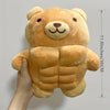 Grand Coussin en Peluche Ours Musclé | Jouet en Peluche Animal pour Cadeaux King of Toys