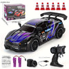 Voiture de drift télécommandée à grande vitesse avec lumières clignotantes LED - Mode Drift Batterie Li-Po rechargeable par USB, châssis robuste - Course pour enfants et adultes