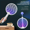 Raquette Électrique Pliable avec Lampe UV LED Elektrische Opvouwbare Vliegenmepper met UV Led Lamp