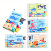 Livre en Tissu Crinkle Doux Montessori à Toucher et Ressentir | Jouets Sensoriaux pour Bébé Apprentissage Poussette King of Toys