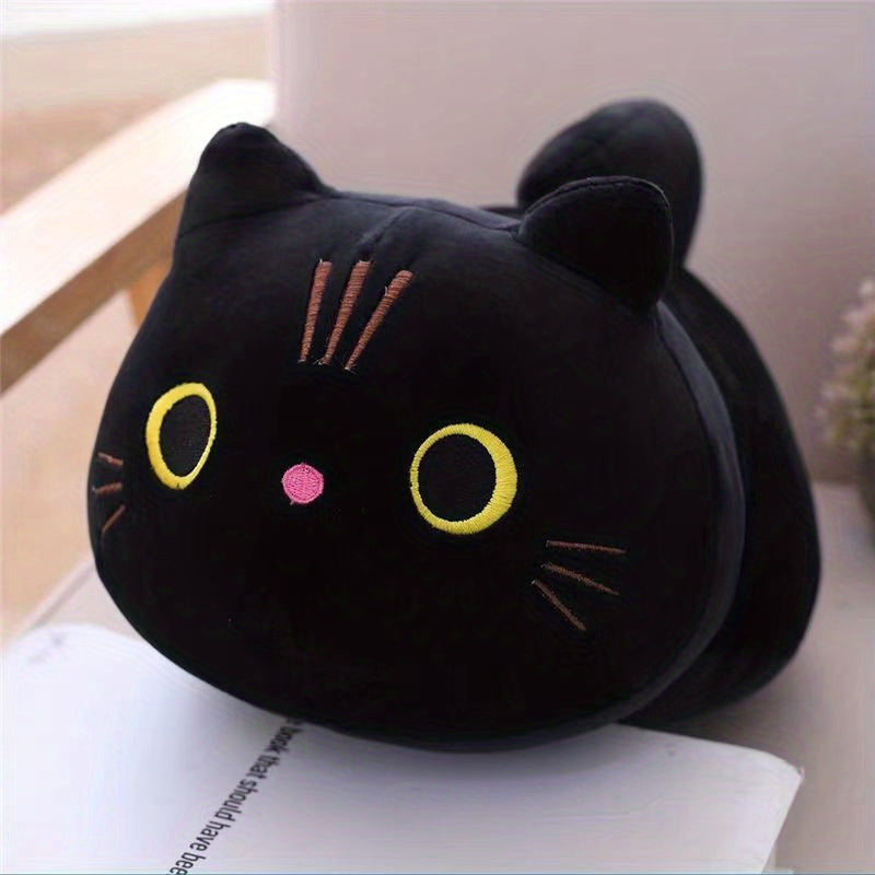 Peluche Chat Mignon | Jouets en Forme de Chat en Peluche Douce, Coussin Animal pour Noël