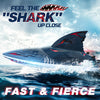 SharkWave Bateau RC 30KM/H – Moteur brushless ultra-rapide avec LED, jouet de course étanche 2.4GHz