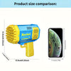 Machine à bulles Gatling électrique - Pistolet à bulles automatique avec LED, jouet d’extérieur festif King of Toys