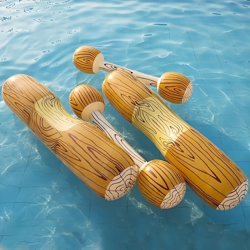 Lot de 2 Bûches Gonflables Flottantes – Jeux Aquatiques Amusants pour Adultes & Fêtes