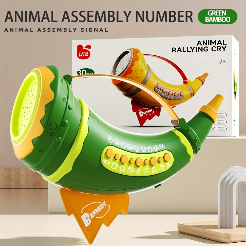 Trompette Sifflet Rassemblement d'Animaux pour Enfants 3 Ans et Plus - Jouet Musical Éducatif pour Filles et Garçons - Entraînement de la Capacité Pulmonaire