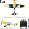 Avion RC Volantex BF109 – Avion Télécommandé 4 Canaux avec Système Xpilot | Jouet Volant Prêt à l’Emploi