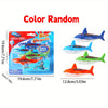 Jeu de Plongée Sous-Marine – Anneaux, Poissons et Requins Colorés pour Piscine et Jeux d’Eau