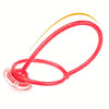 Balle de Corde à Sauter LED - Jouet Sport Extérieur pour Entraînement à la Réaction et à la Vitesse, Plastique Durable en Rose/Rouge/Bleu/Jaune King of Toys