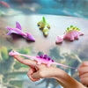 Mini Jouets Dino à Propulser 6pcs | Faveurs de Fête Drôles et Cadeaux Halloween King of Toys