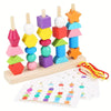 Jeu de Tri des Formes Montessori - Jouets pour Enfants de 1 An Speelgoed Koning