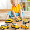 Avion Jouet pour Enfants de 3 Ans | Avion de Transport Grand Modèle avec 10 Voitures | Cadeau de Noël et Halloween | Jouet Éducatif et Fun pour Enfants King of Toys