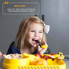 BuildBites Couverts de Construction – Ustensiles ludiques éducatifs pour les repas des enfants