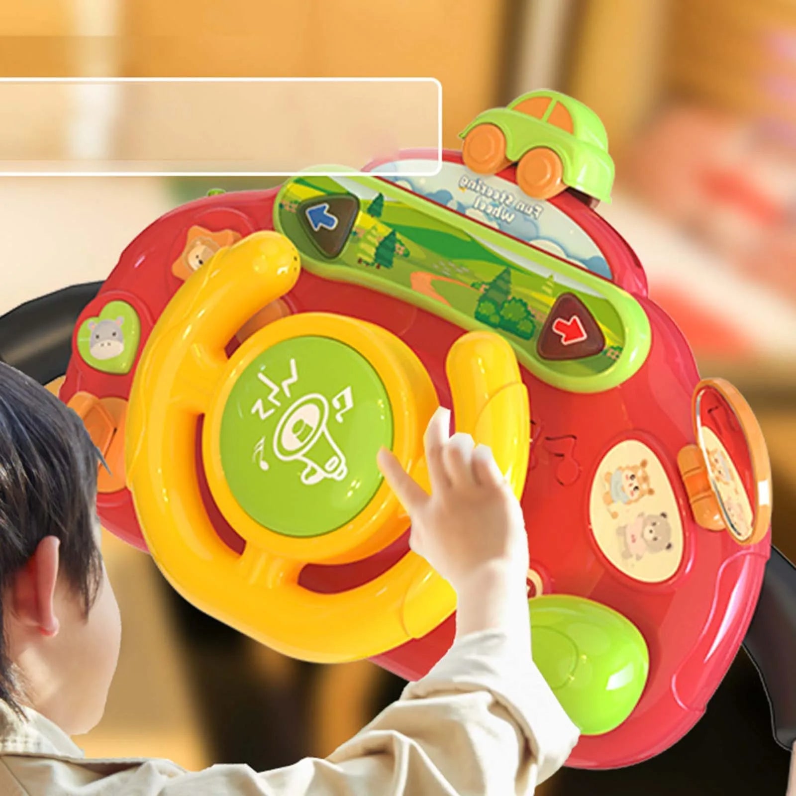 Baby Steering Wheel - Steering Wheel Toy for babies from 6 months Speelgoed Koning