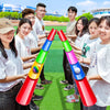 Pipeline Team Game l Jouet Extérieur Activité, Exercices pour la Coordination Main-Oeil (Taille : 10 pièces - 30 cm) Speelgoed Koning