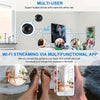 Caméra Intelligente Sans Fil avec Visualisation à Distance | 480P HD Batterie Rechargeable/Alimentation USB, Idéal pour les Cadeaux King of Toys