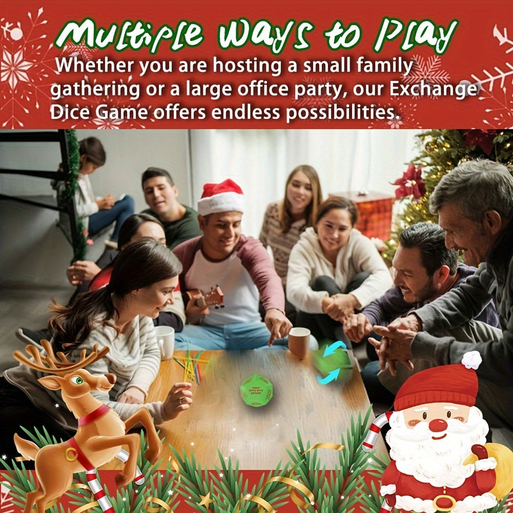 Dé Surprise de Noël de Santa - Dé à 12 Faces Unique - Jeu Festif pour Enfants & Adultes - Parfait pour les Fêtes de Noël King of Toys