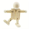 Robot Articulé en Bois à Peindre | Jouet Créatif et Personnalisable pour Enfants King of Toys