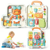 Tableau d’Activités Interactif pour Enfants - Jouet Éducatif pour 1-3 Ans, Cadeau de Noël & Anniversaire, Fonctionne avec Piles (AA), Vert King of Toys