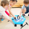 Jeu du Marteau Pingouin Icebreaker Bleu l Activités Familiales avec les Tout-Petits De Speelgoed Koning