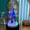 Arbre de Noël lumineux avec Père Noël et renne | Décoration de Noël à piles (AAA) King of Toys