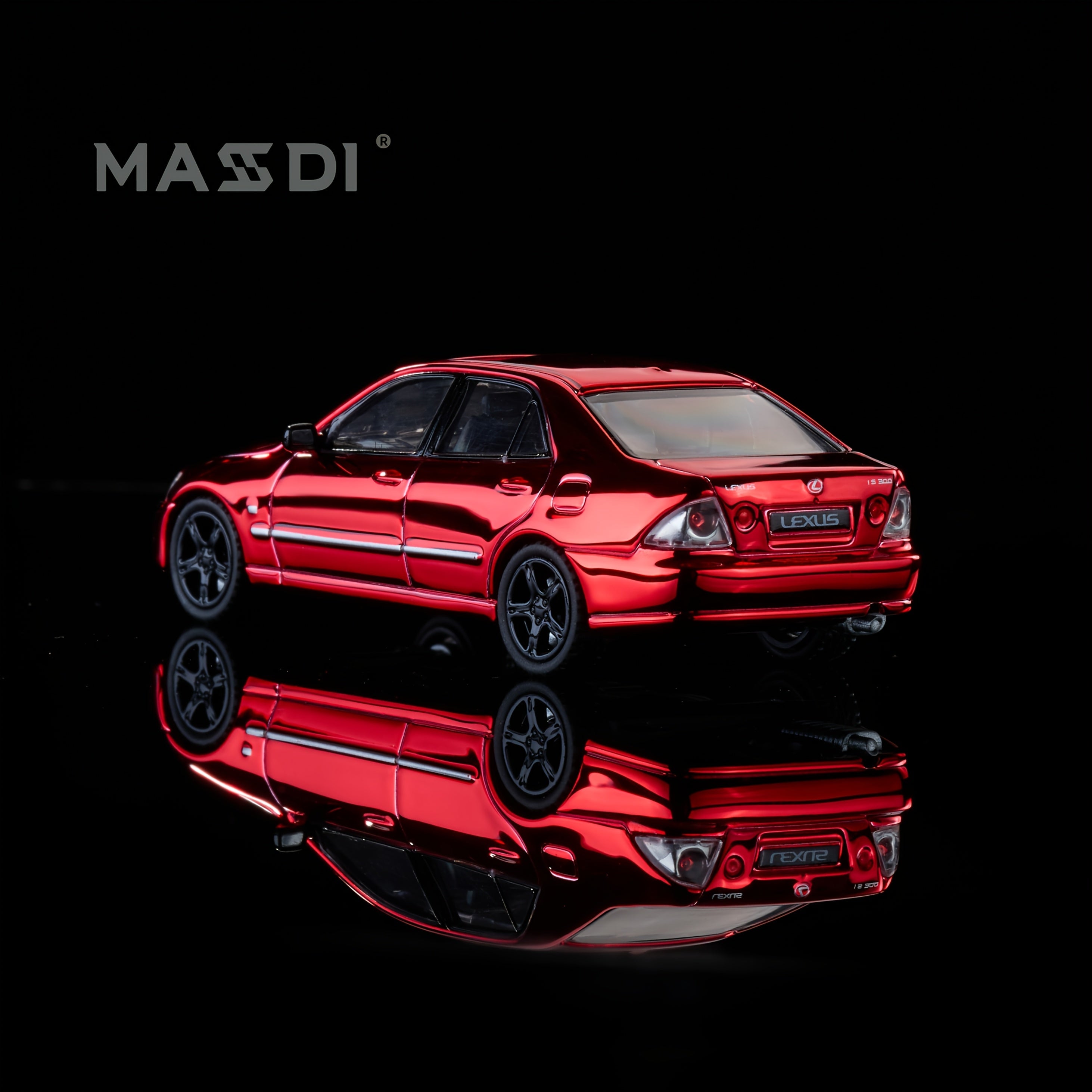 Modèle Lexus IS300 Échelle 1:64 - Métal Électroplaqué, Support - Cadeau Noël & Halloween King of Toys
