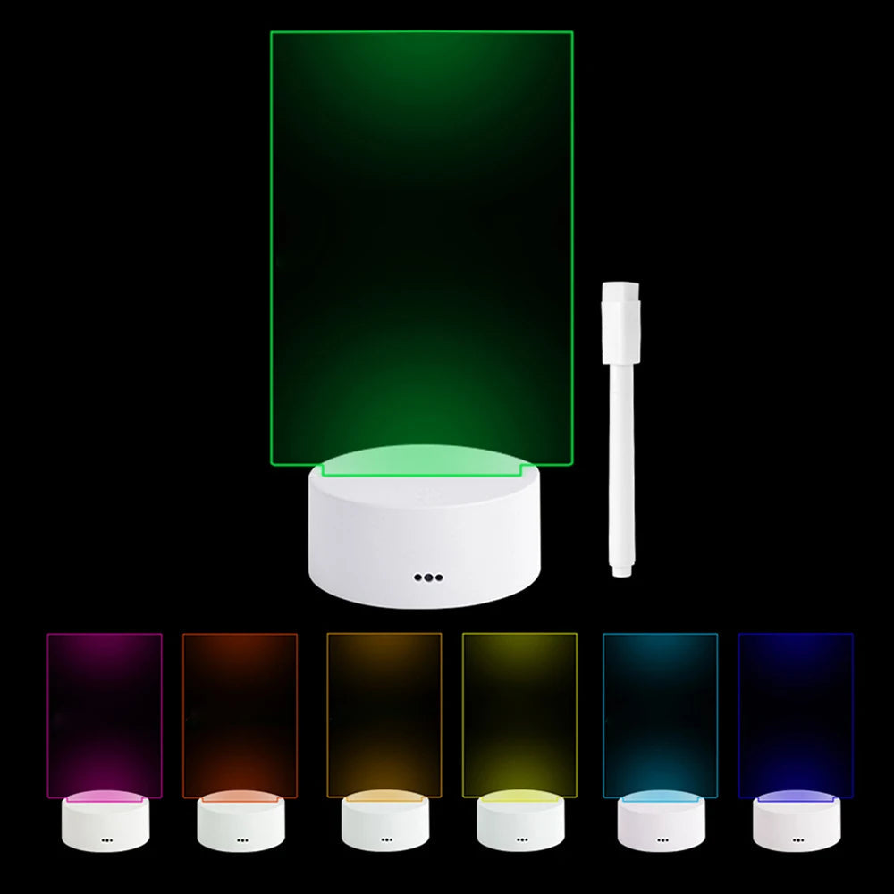Veilleuse LED & Tableau de Dessin avec Stylo | Cadeau pour Tout-Petits & Enfants King of Toys