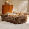Grand lit orthopédique lavable et moelleux pour chien | Canapé-lit pour animaux, cadeau idéal pour les amoureux des chiens King of Toys