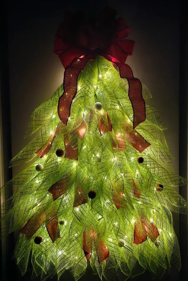 Couronne de Noël | Décoration Faite à la Main avec Lumière Chaude pour Usage Extérieur ou Intérieur King of Toys